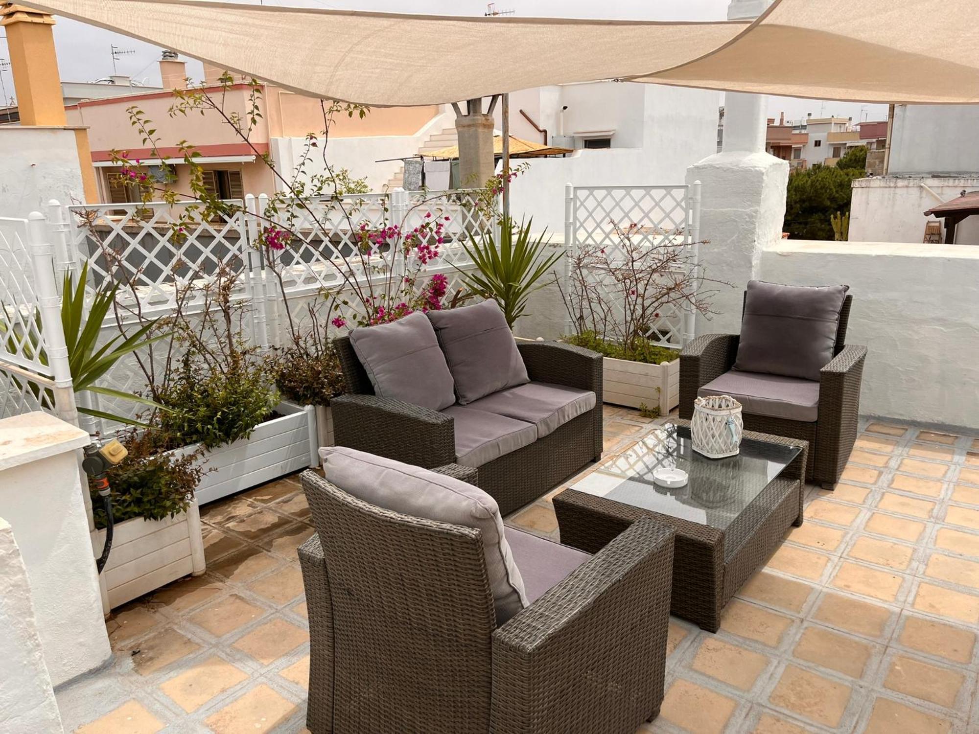 Vele Bianche Cosy Home Con Terrazza Polignano a Mare Eksteriør billede